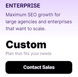 Surfer SEO Enterprise
