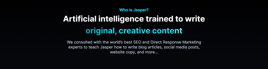 What is Jasper AI?