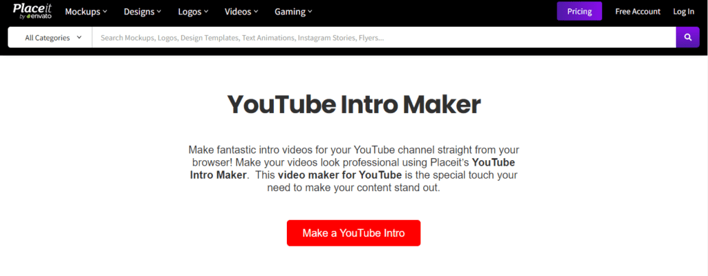 The Coolest Intro Video Maker