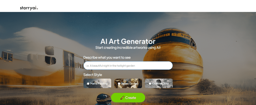 starryai AI Art Generator