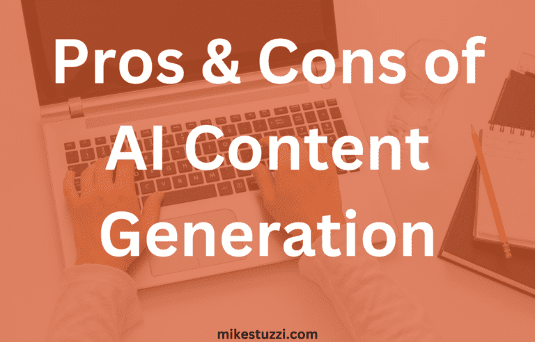 Pros y contras de la generación de contenido con IA