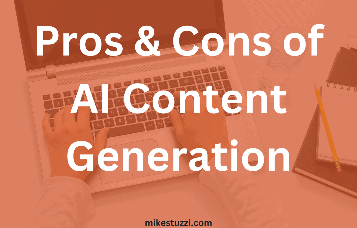 Pros y contras de la generación de contenido con IA