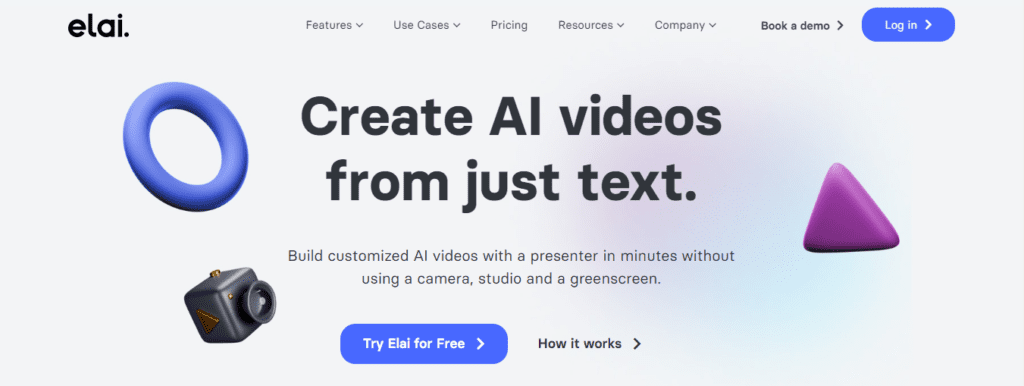 Elai.io Ai Text to Video