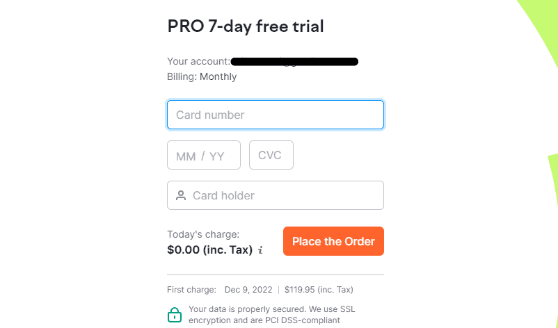 Semrush Pro 7-day free trial