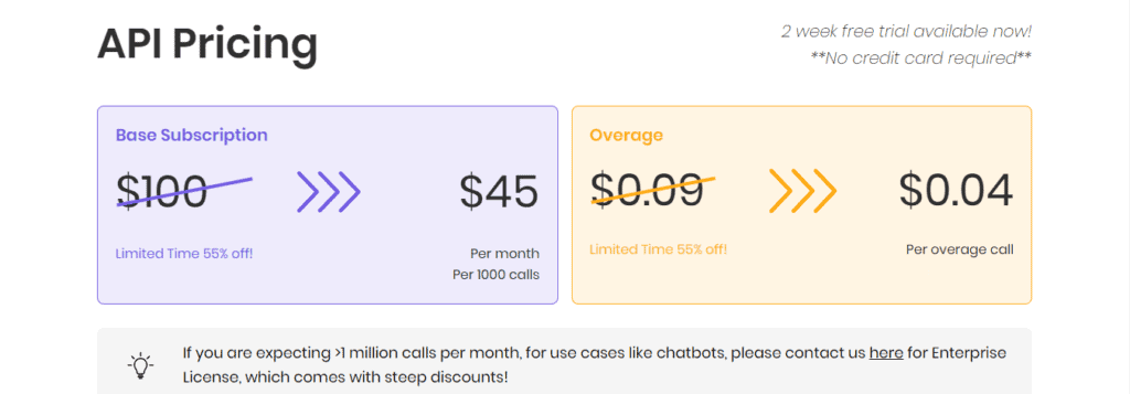 LOVO API Pricing