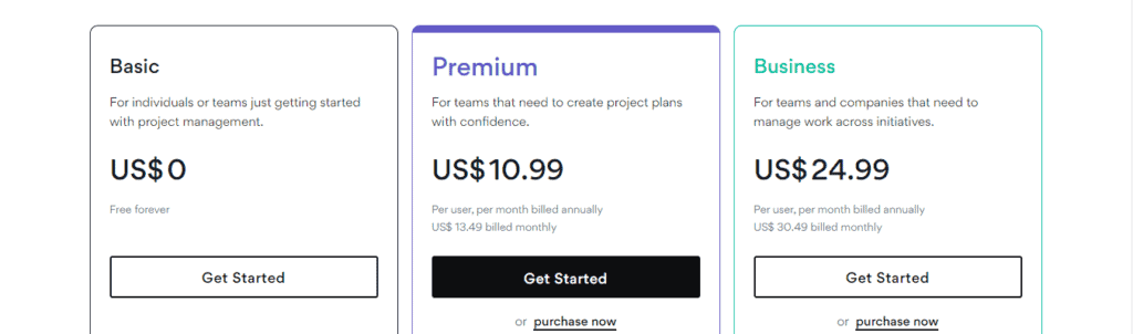 Asana Pricing