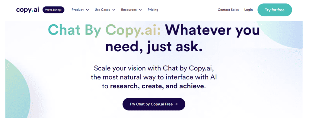 Chat by Copy.ai