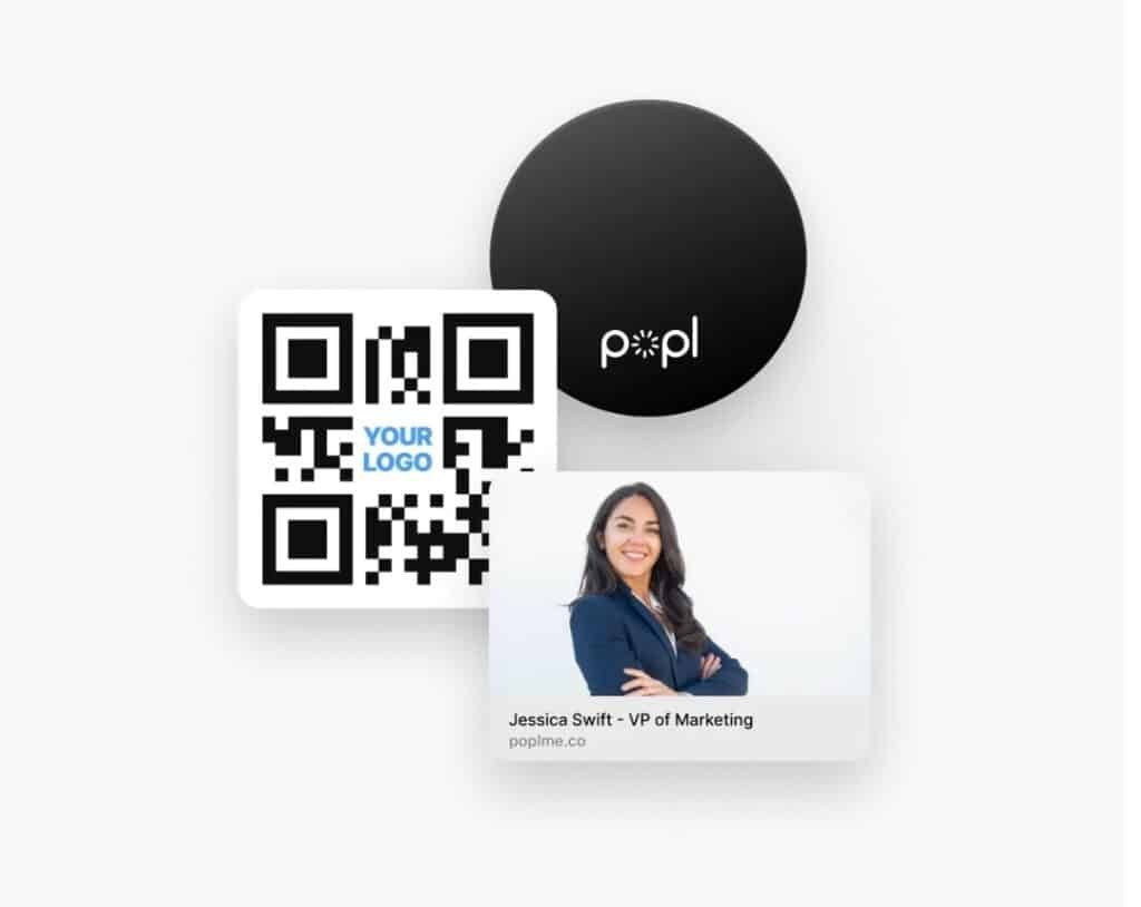 Popl Card Sharing Options