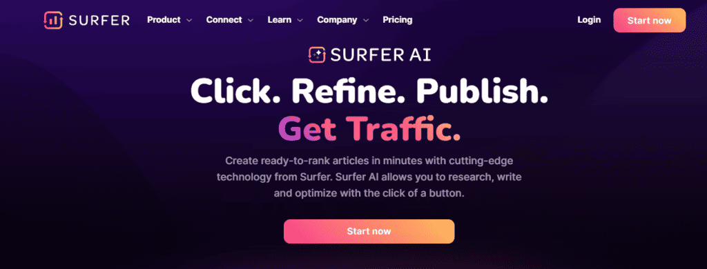 Surfer AI Writer