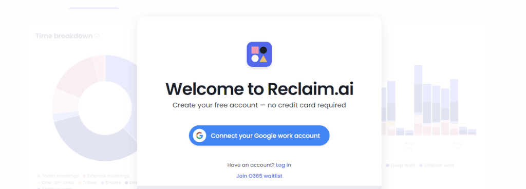 Reclaim AI Connect Google