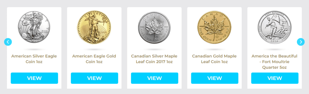 Augusta Precious Metals Gold and Silver Products